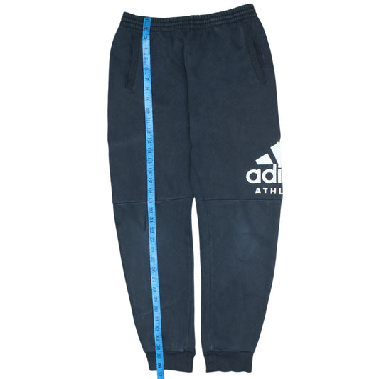 Adidas Boys Black Jogger Sweatpants 13-14 Years Elastic Waist Pockets