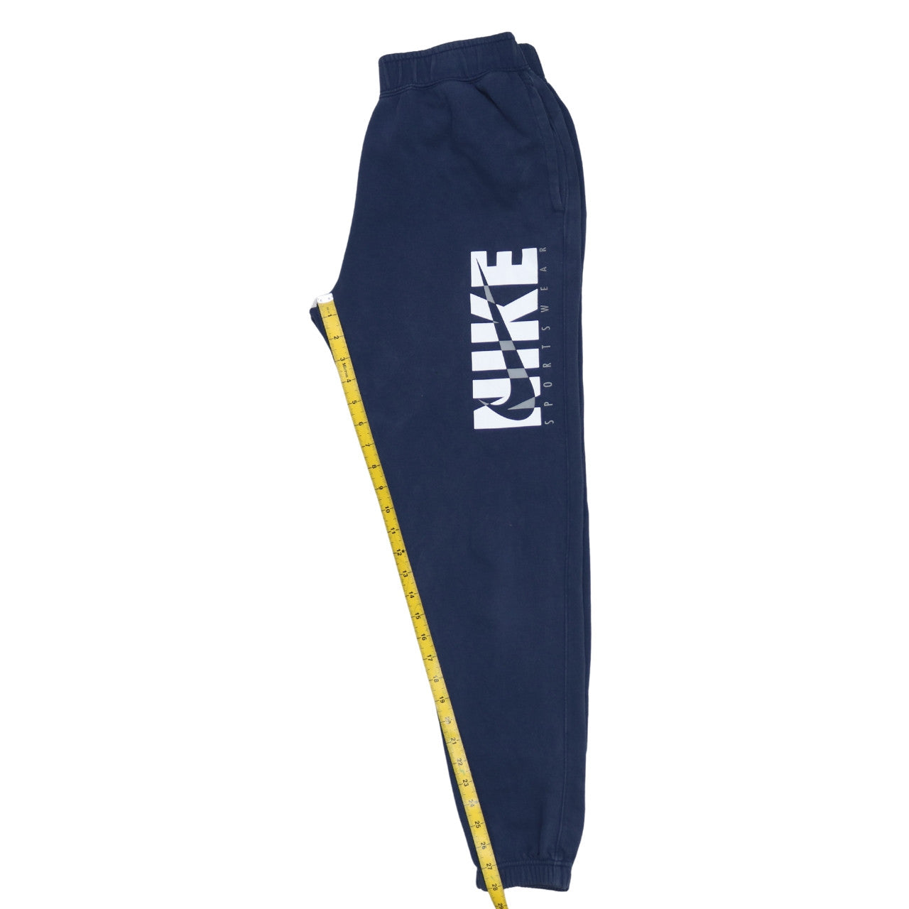 Nike Mens Blue Small Sweatpants Tapered Fit Cotton Blend