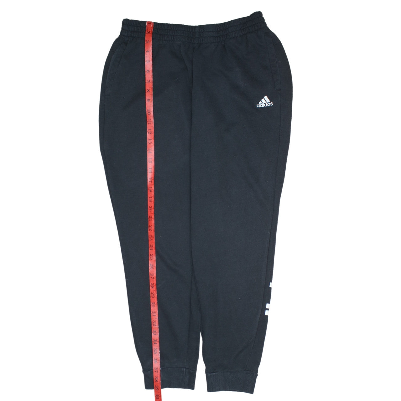 Adidas Womens Black XL Jogger Sweatpants Elastic Waist Jersey
