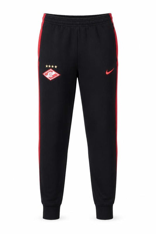 Nike Men’s Black Red Jogger Sweatpants S Tapered Football Training
