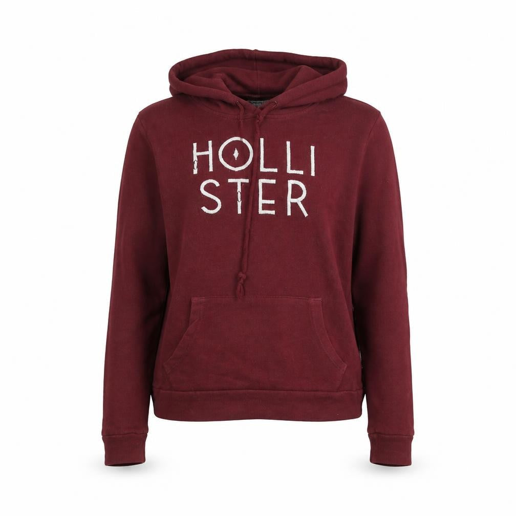 Womens UK S Regular Hollister Red Pullover Hoodie
