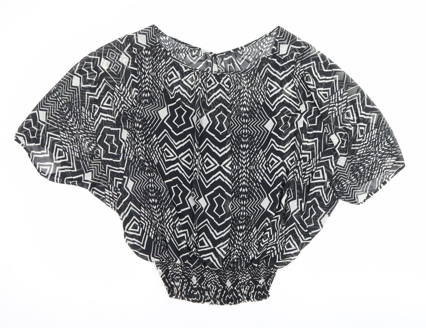 Marks & Spencer Women’s Multicoloured Geometric Blouse UK 16