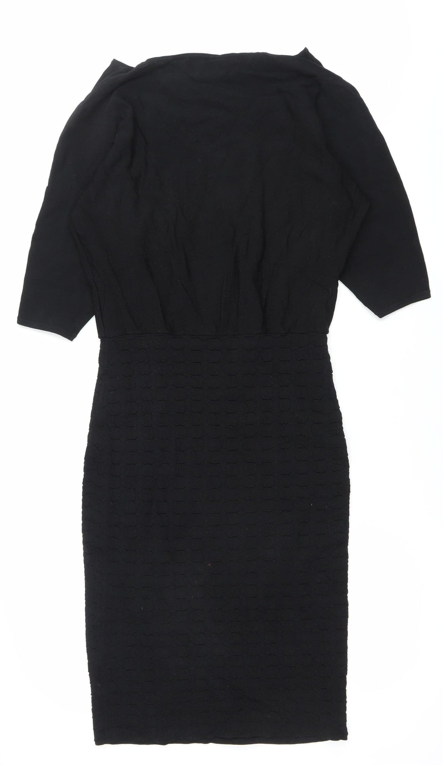 Phase Eight Women’s Black Size 10 Sheath Knee Length Dress