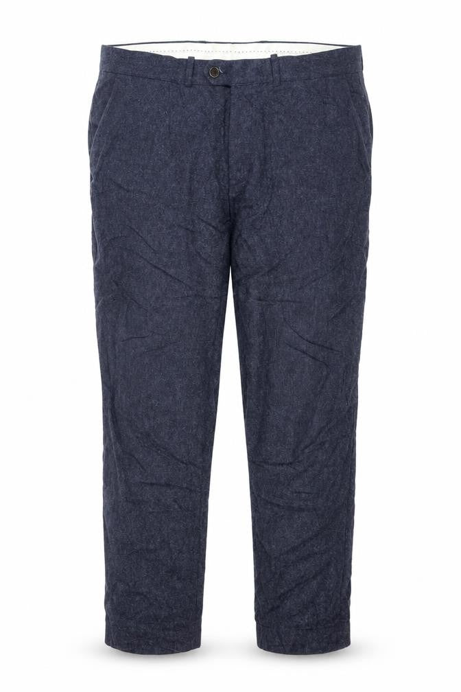Marks and Spencer Men’s Blue Wool Slim Fit Dress Trousers 36W 29L