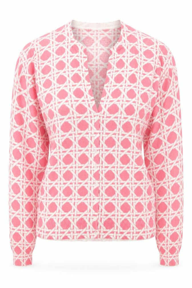 Womens UK M Regular Banana Republic Pink Cardigan Tight-Knit