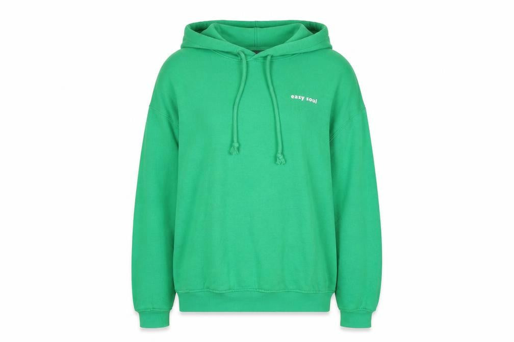 H&M Divided Womens Green Hoodie Pullover Medium Easy Soul Print