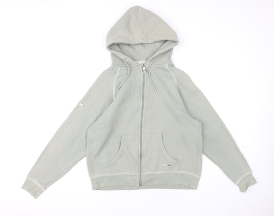 TOG 24 Womens XL Grey Full Zip Hoodie Cotton Blend Casual