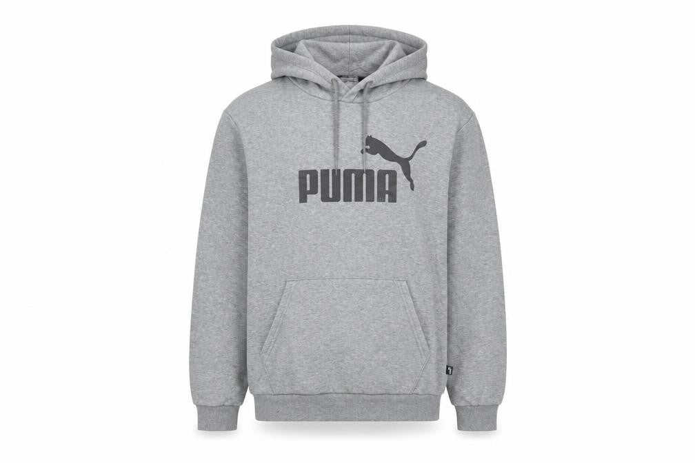 Mens UK M Regular PUMA Grey Pullover Hoodie
