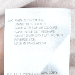 White Stuff Women’s Beige Hoodie UK 22 Cotton Pullover Casual
