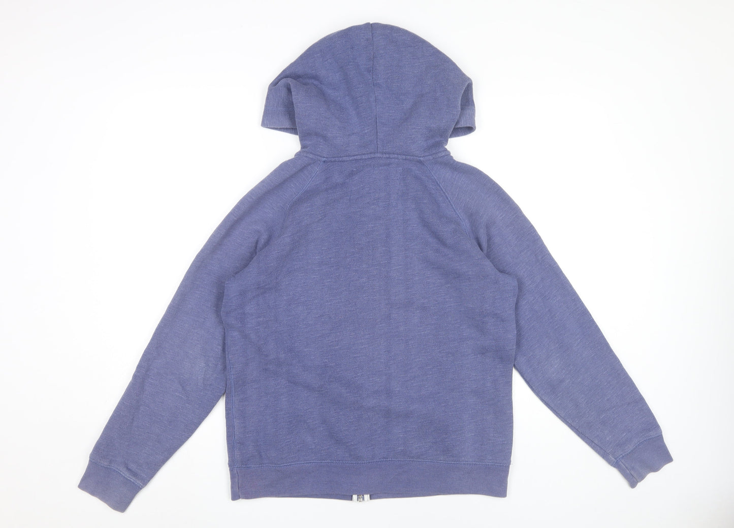 Jack Wills Women’s Blue Full Zip Hoodie UK 14 Cotton Blend