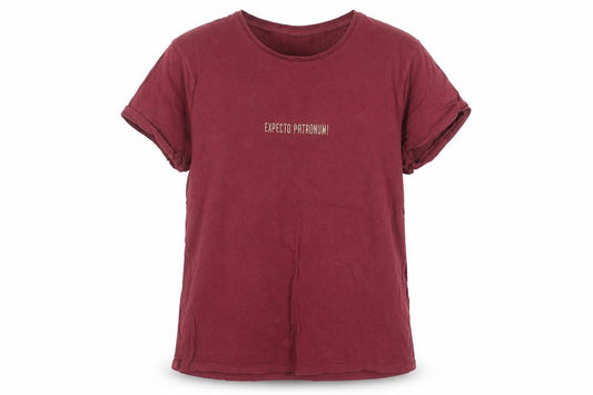 Womens UK Size M Harry Potter Red 100% Cotton T-Shirt