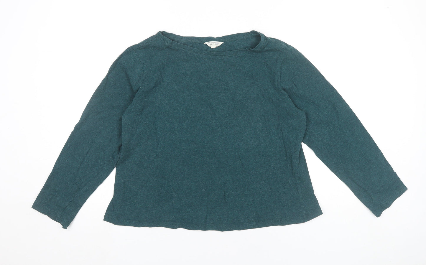 Seasalt Cornwall Women’s Green Organic Cotton Petite UK 18 Long Sleeve T-Shirt