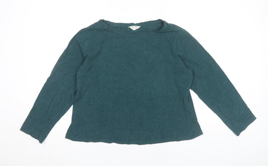 Seasalt Cornwall Women’s Green Organic Cotton Petite UK 18 Long Sleeve T-Shirt