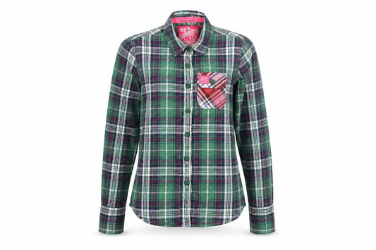 Womens UK Size 2XS Superdry Green 100% Cotton Button-Up