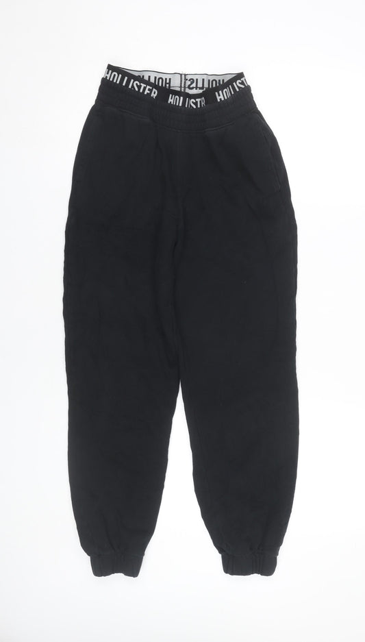 Hollister Women’s Black XS Jogger Ultra High-Rise Trousers