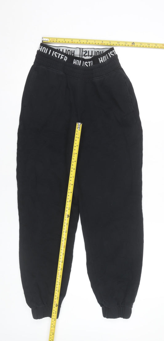 Hollister Women’s Black XS Jogger Ultra High-Rise Trousers