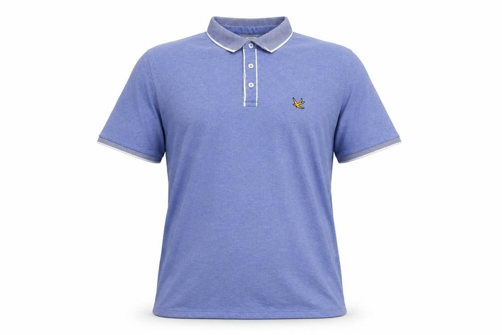 Burton Menswear Blue Polo Shirt Men’s 2XL Regular Fit Casual