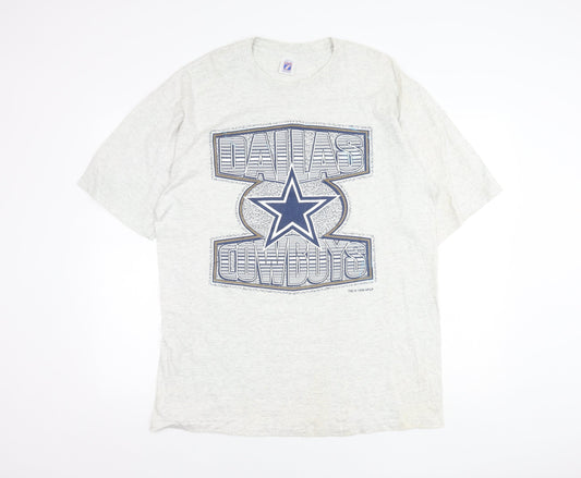 Logo 7 Men’s Grey XLT Dallas Cowboys Vintage Sports T-Shirt