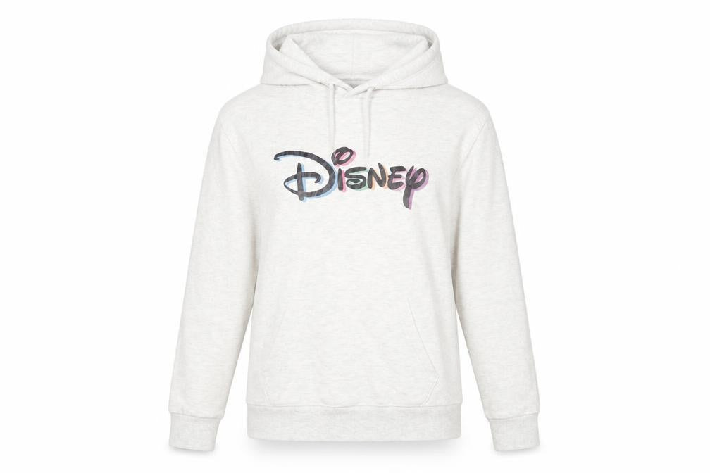 Womens UK XS Regular Disney Grey Pullover Hoodie
