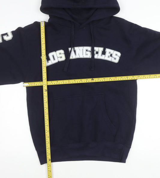 Social Culture Mens Blue Hoodie Los Angeles California M Pullover