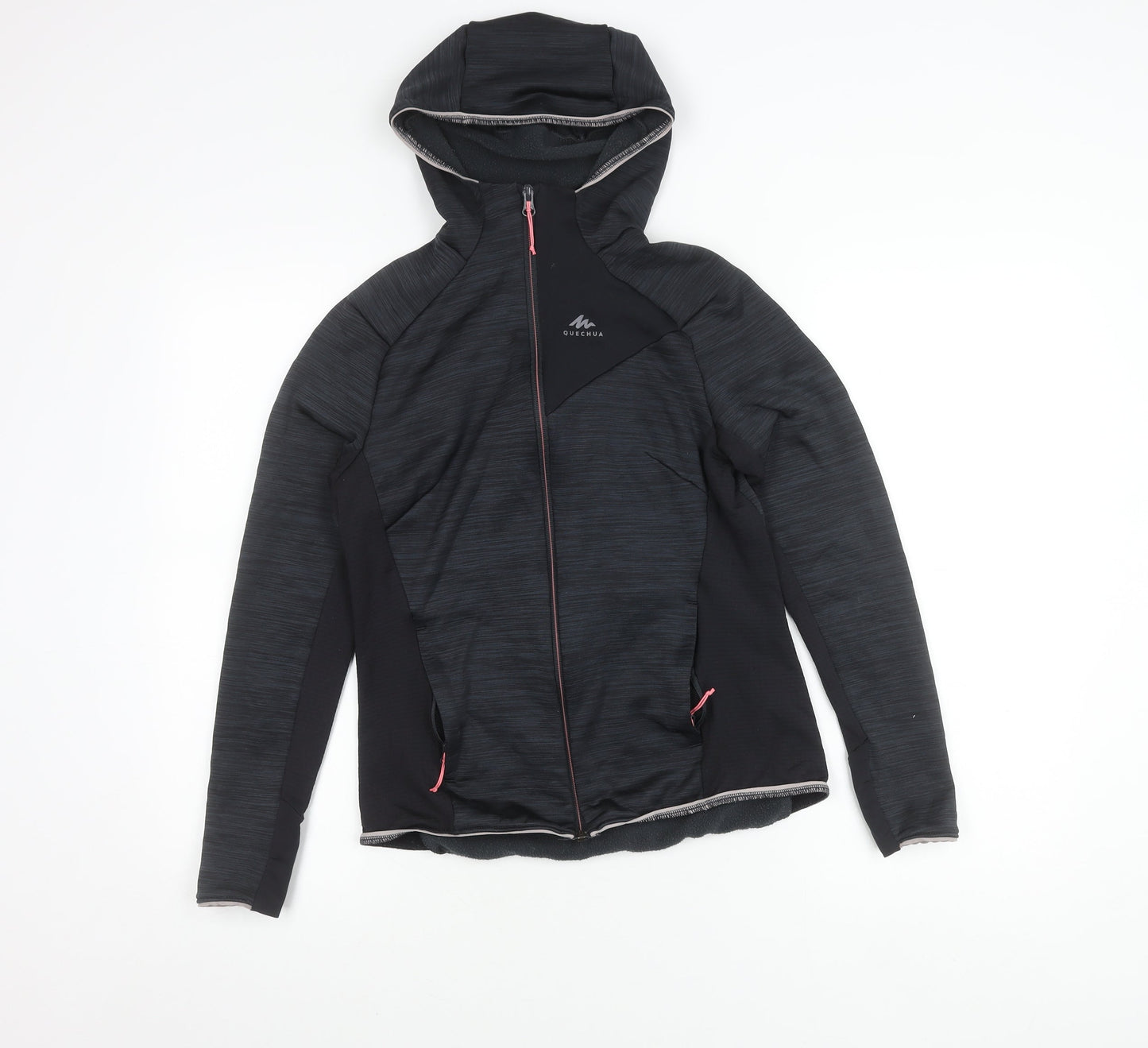 Decathlon Quechua Women’s Black Size 12 Hooded Hiking Jacket