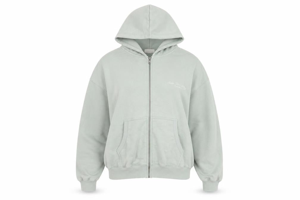 Vanquish Womens Green L Relaxed Fit Hooded Full Zip Jacket