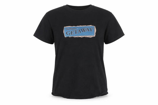 Womens UK Size XS Night Addict Black Cotton T-Shirt