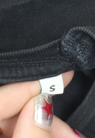 Jack & Jones Men’s Black Small Graphic Logo Crew Neck T-Shirt