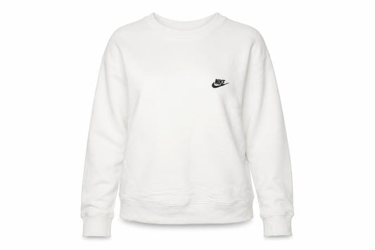 Womens UK S Regular Nike White Pullover Sweatshirt
