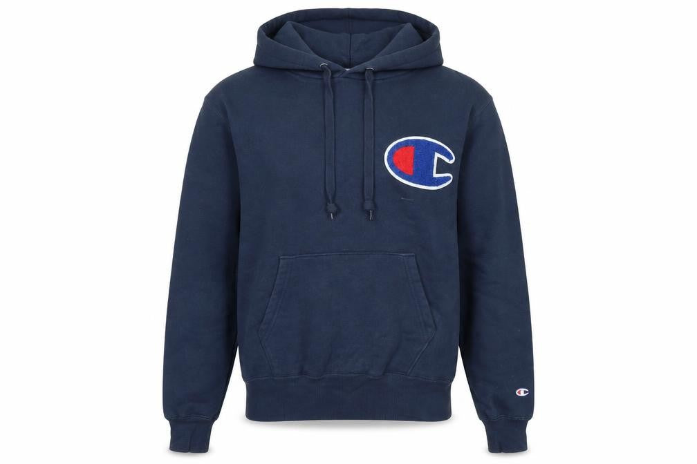 Mens UK M Regular Champion Blue Pullover Hoodie