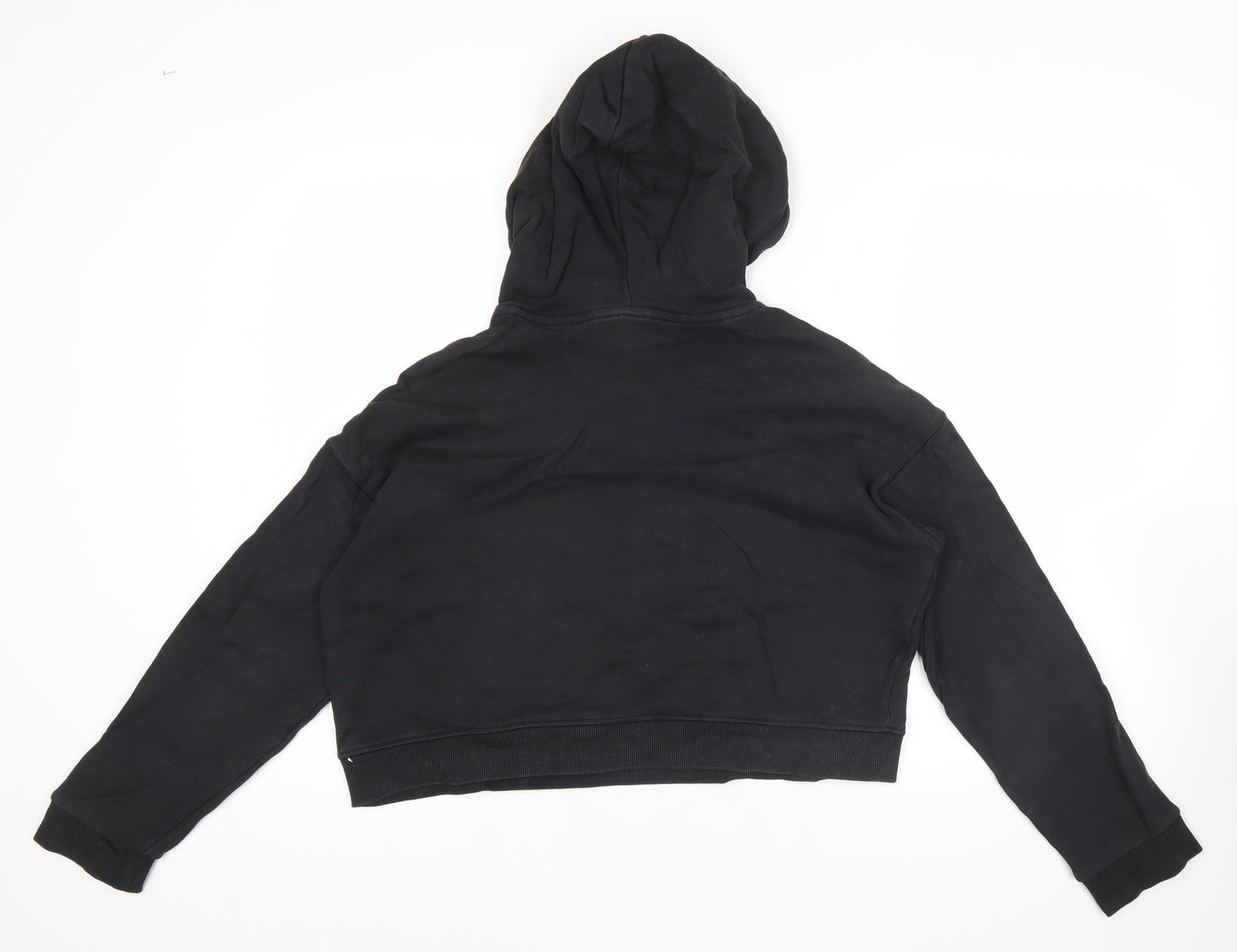 Adidas Womens Black Size 10 Pullover Hoodie Sweatshirt with Logo