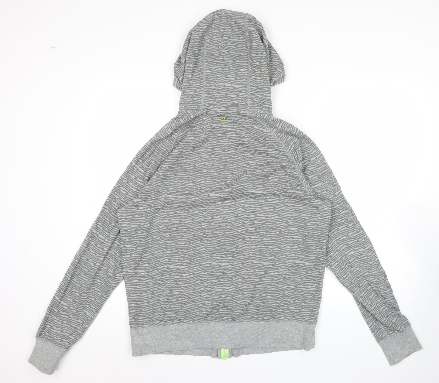Nike Brazil CBF Mens Grey Full Zip Hoodie Size L Football Sportswear