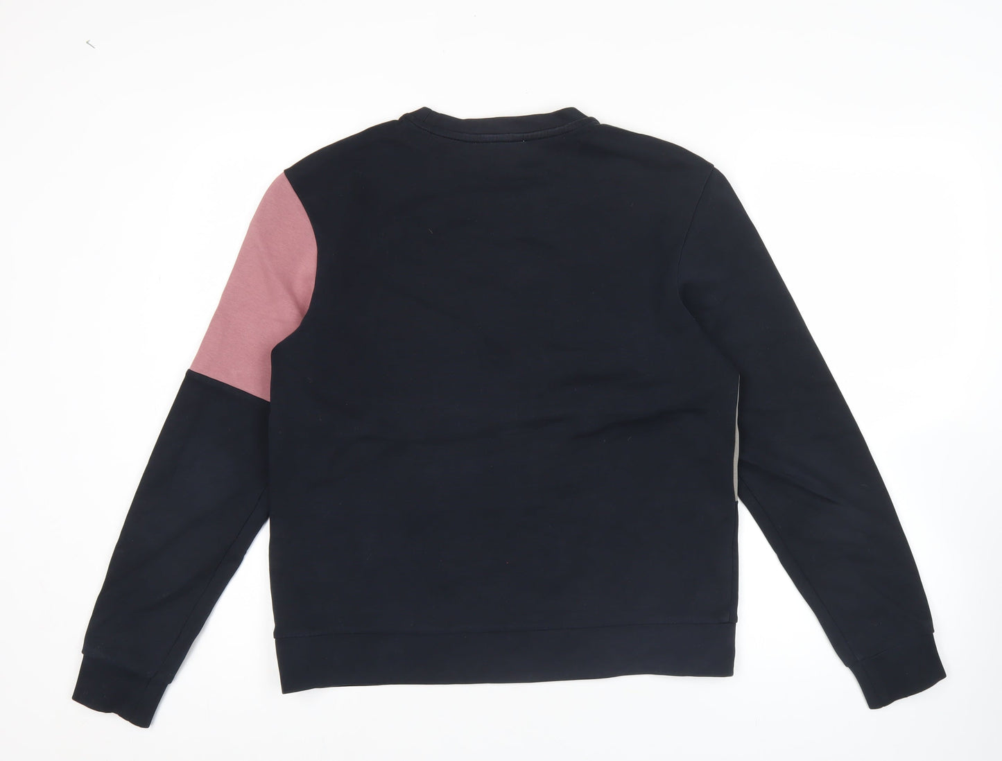 Jack & Jones Men’s Black Colourblock Sweatshirt XS Crew Neck