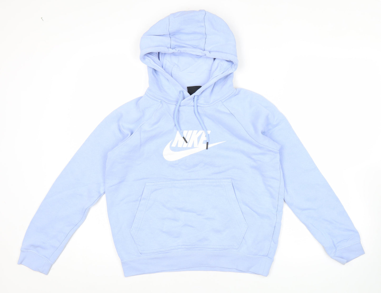 Nike Women’s Blue Small Pullover Hoodie Sweatshirt Logo Print