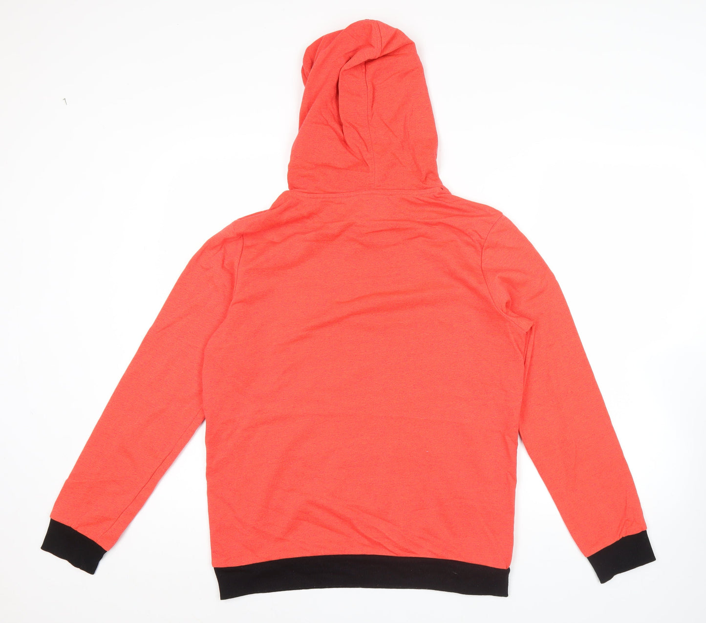 Puma Men's Red Pullover Hoodie L Logo Sports Training Jumper