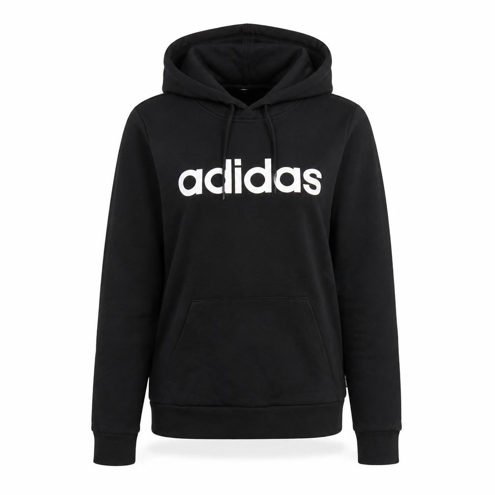 Womens UK 8 Regular adidas Black Pullover Hoodie