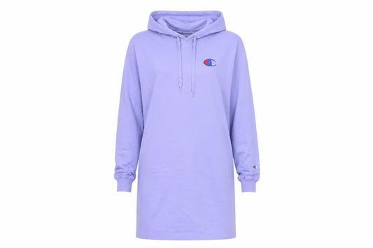 Womens UK M Regular Champion Purple Tunic Hoodie
