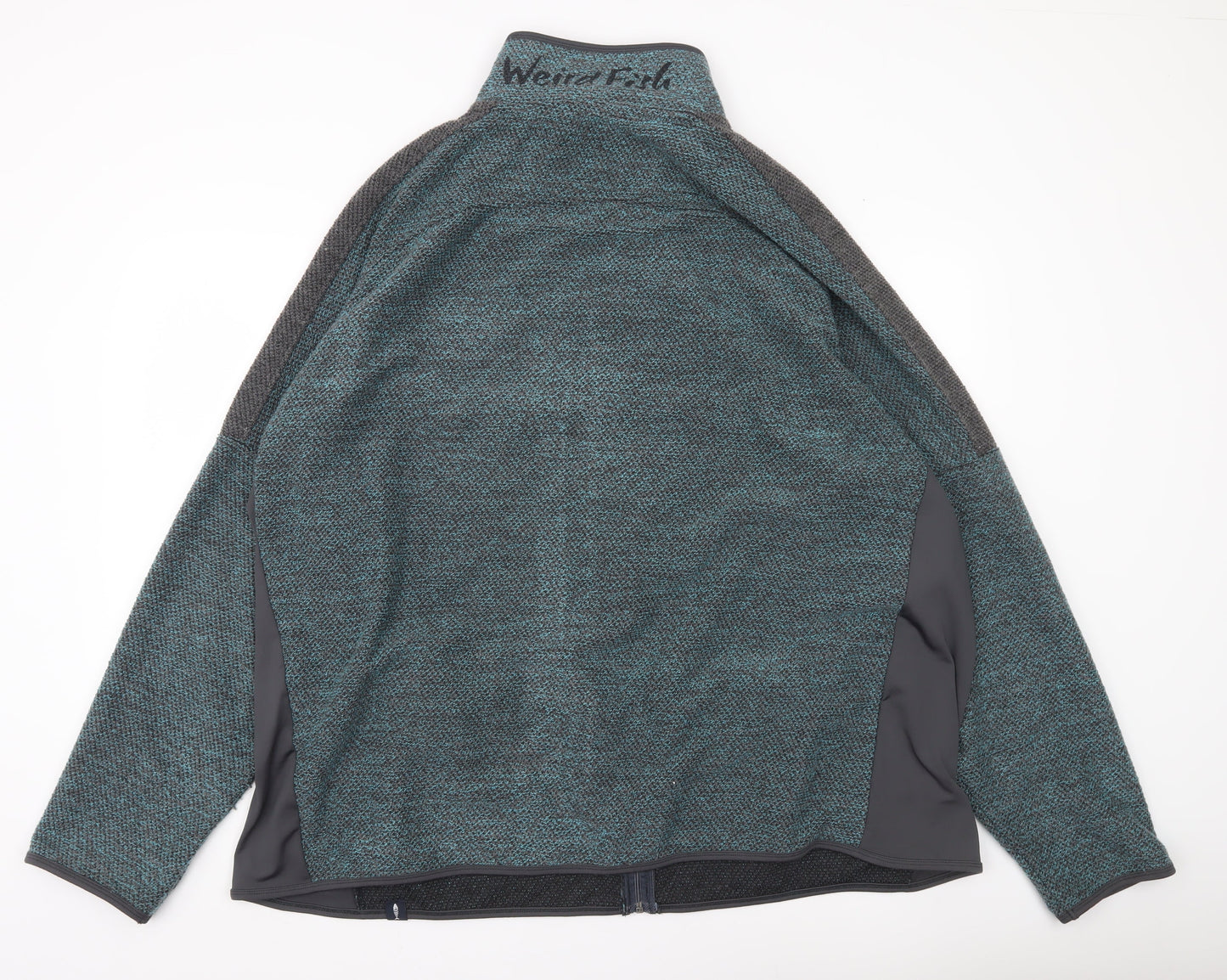 Weird Fish Men’s Green 5XL Fleece Jacket Full Zip Casual Outdoor