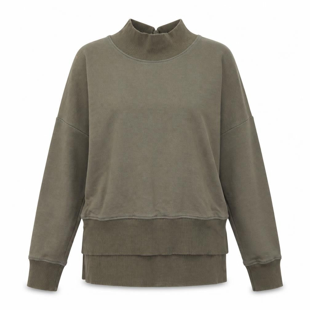 NEXT Womens Khaki Green XS Pullover Sweatshirt Long Sleeve