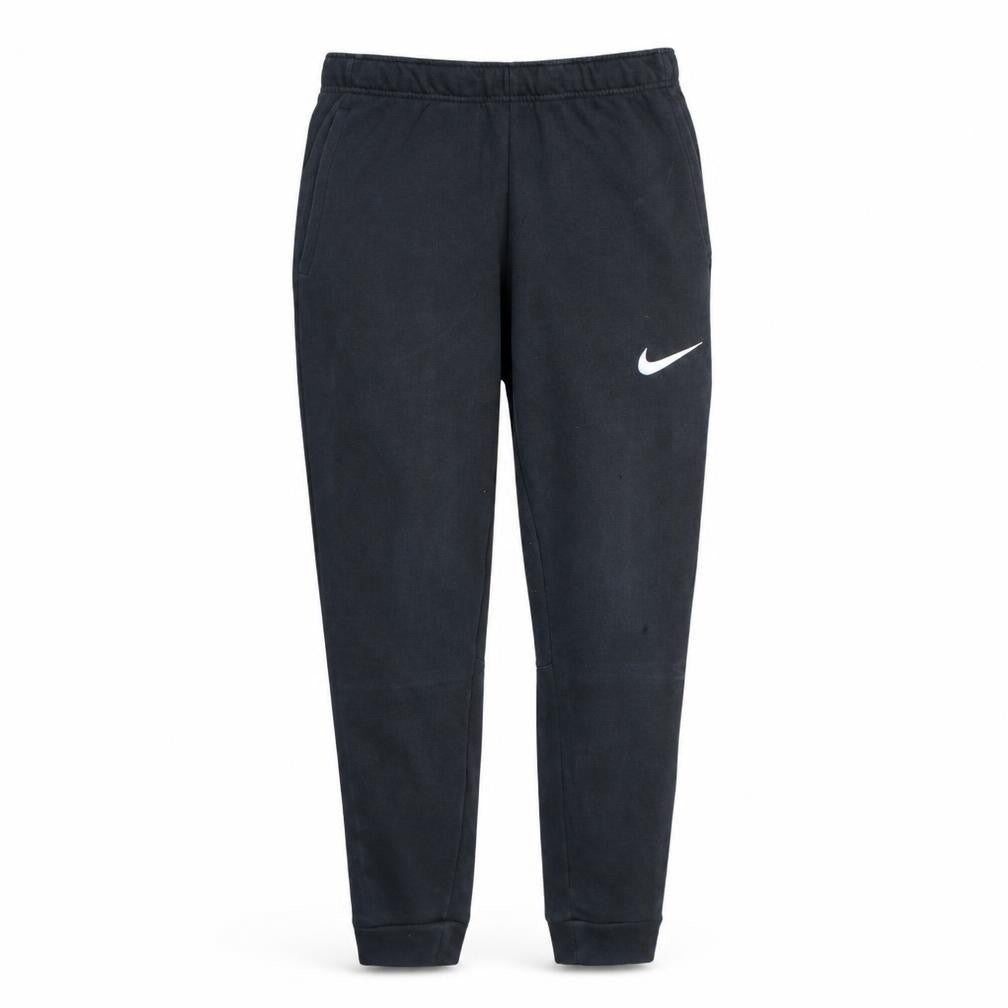 Nike Men Black Small Tapered Sweatpants Dri-Fit Cotton Blend