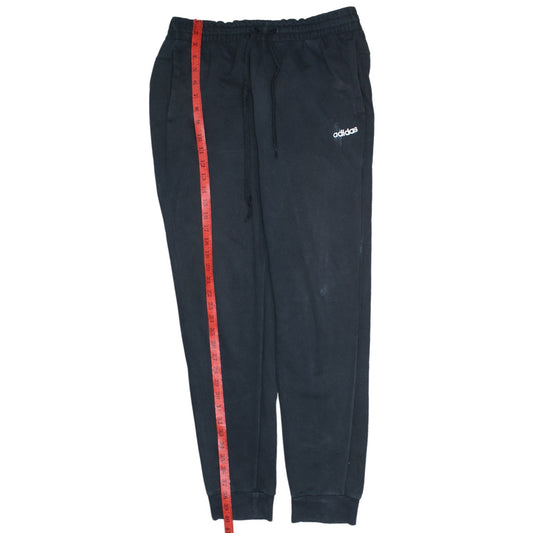 Adidas Women’s Black Jogger Trousers L Regular Cotton Blend