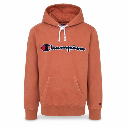 Mens UK S Regular Champion Brown Pullover Hoodie