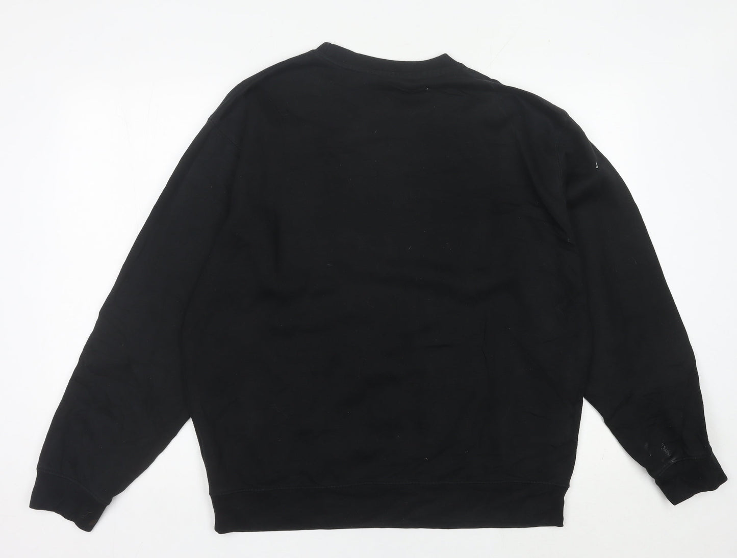 Dickies Mens Black L Pullover Crew Neck Work Sweatshirt