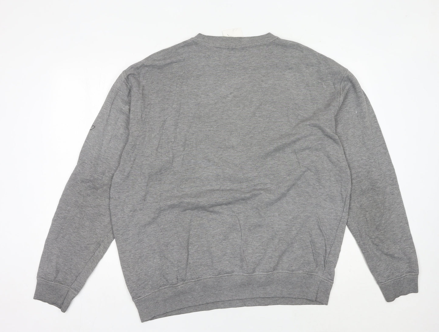 Reebok Men’s Grey NFL Sweatshirt L Regular Fit Crew Neck Pullover
