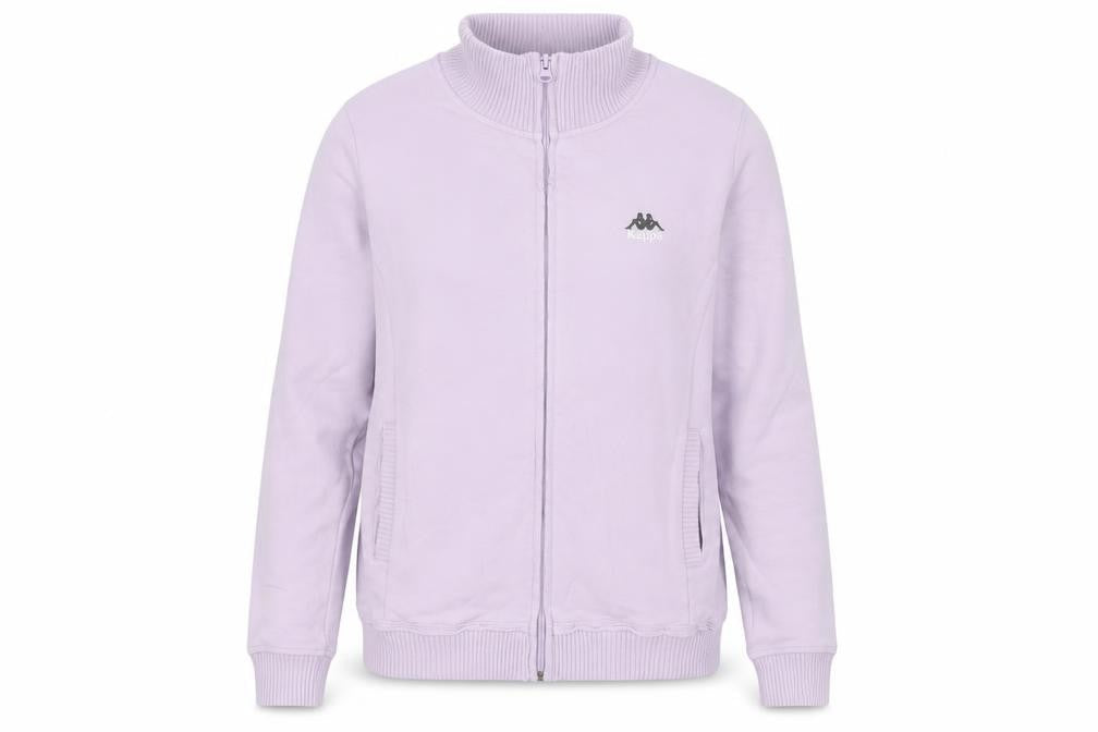 Womens UK M Regular Kappa Purple Full Zip Sweatshirt