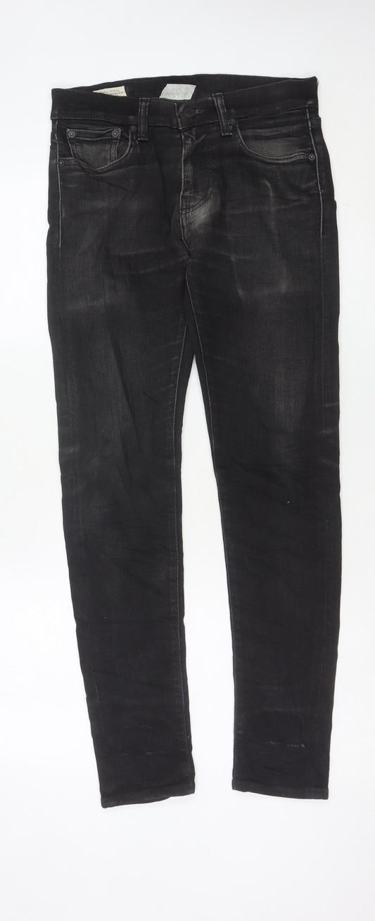 Levi's Men Black Skinny Jeans W29 L30 Slim Fit Denim