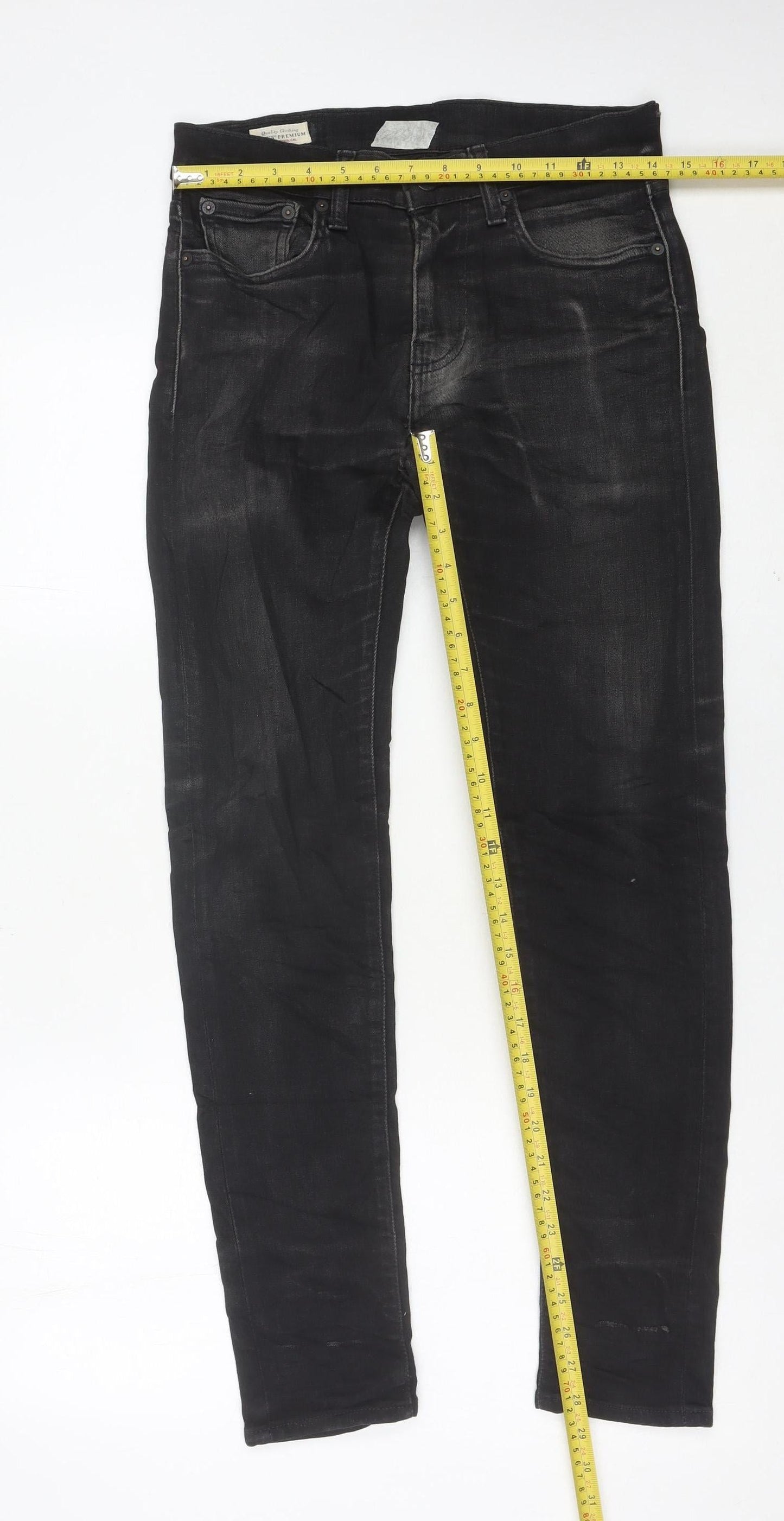 Levi's Men Black Skinny Jeans W29 L30 Slim Fit Denim