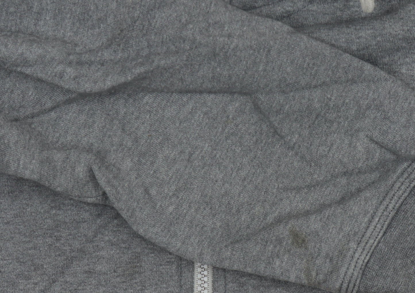 Nike Womens Grey Size 14 Basic Jacket Hooded Full Zip Cotton