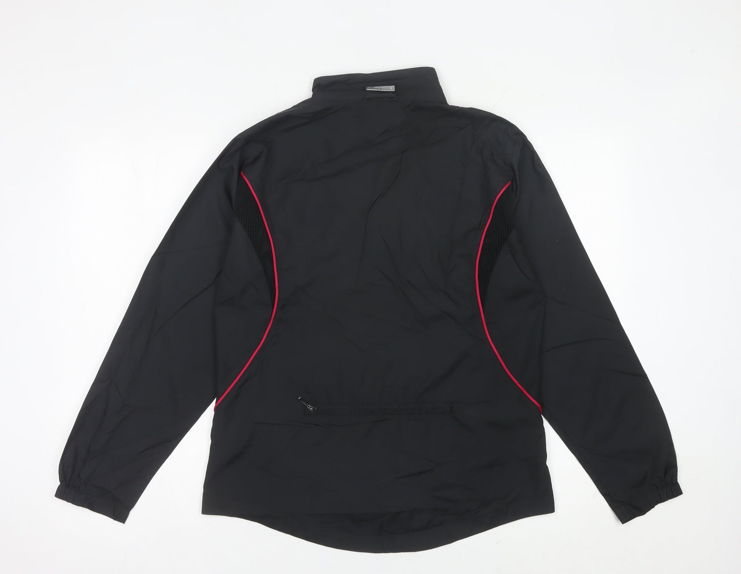 Mizuno Womens Black Size 10 Windbreaker Running Jacket