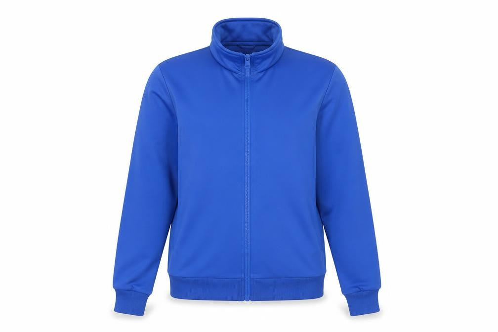 Adidas Womens Blue Size 8 Track Jacket Full Zip Sportswear